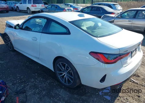 2022 BMW 430I xDrive z USA, uszkodzony, nr VIN WBA73AP03NCK57187